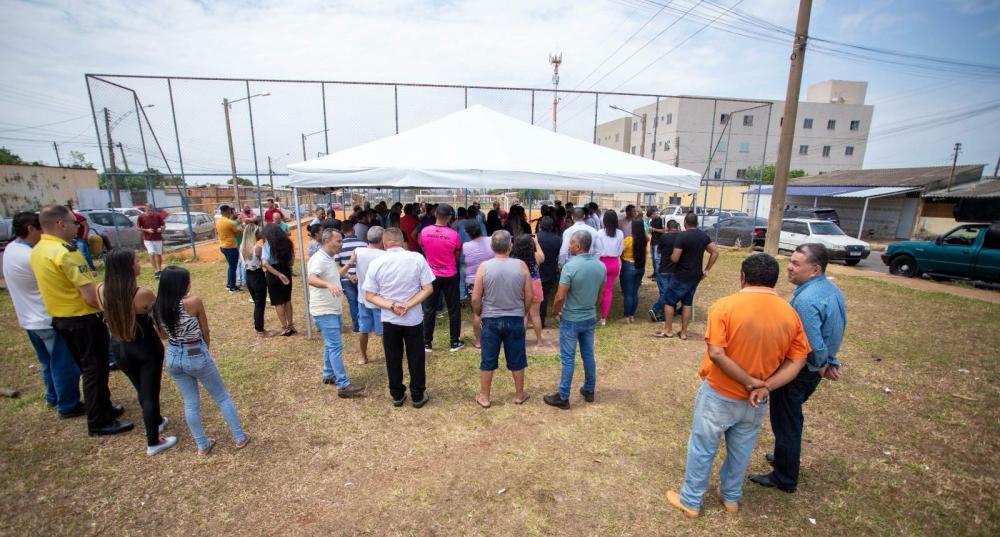 Prefeitura expede ordem de serviço para reforma do complexo esportivo da parada 7 Prefeitura expede ordem de serviço para reforma do complexo esportivo da parada 7