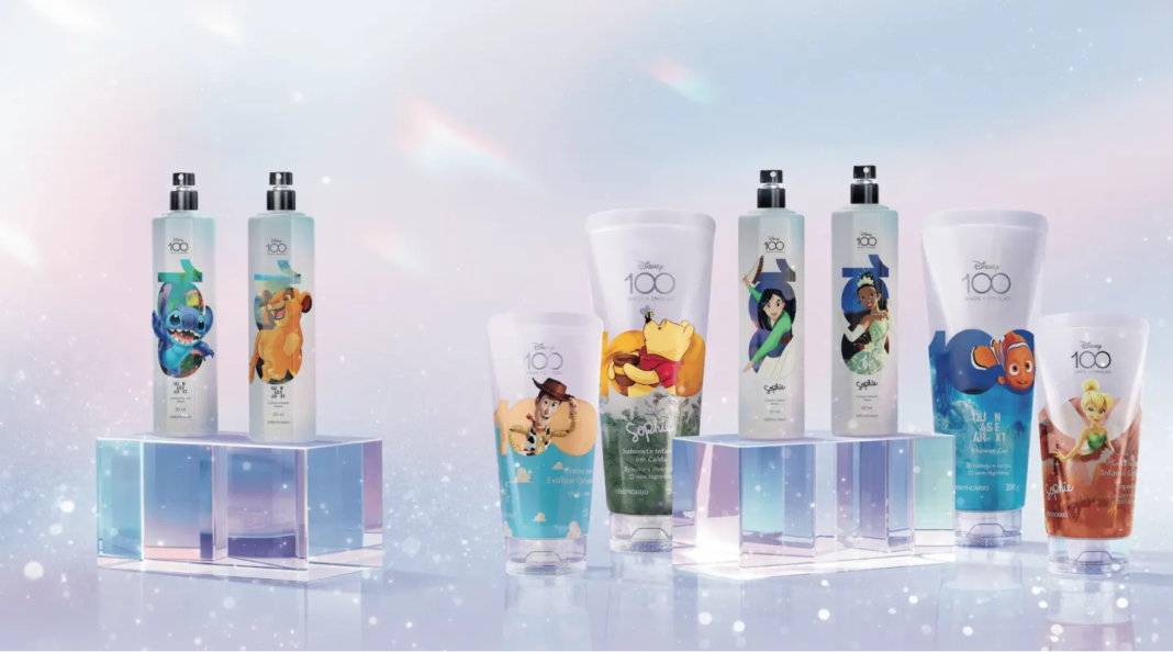 Em celebração aos 100 anos da Disney, o Boticário se une à marca com linha exclusiva para o Dia das Crianças