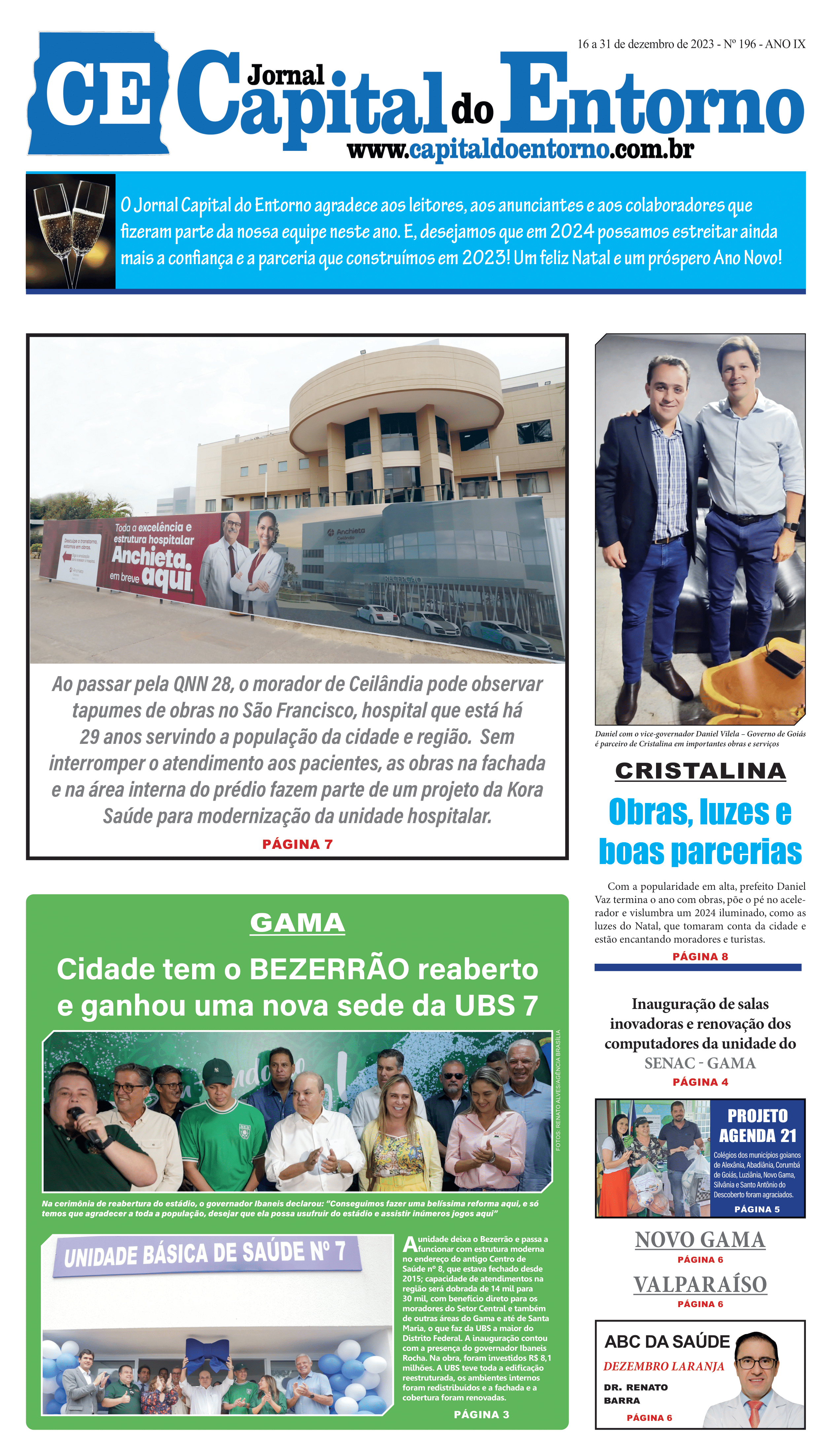 Edição 196 – 16 a 31 de dezembro de 2023 Edição 196 – 16 a 31 de dezembro de 2023