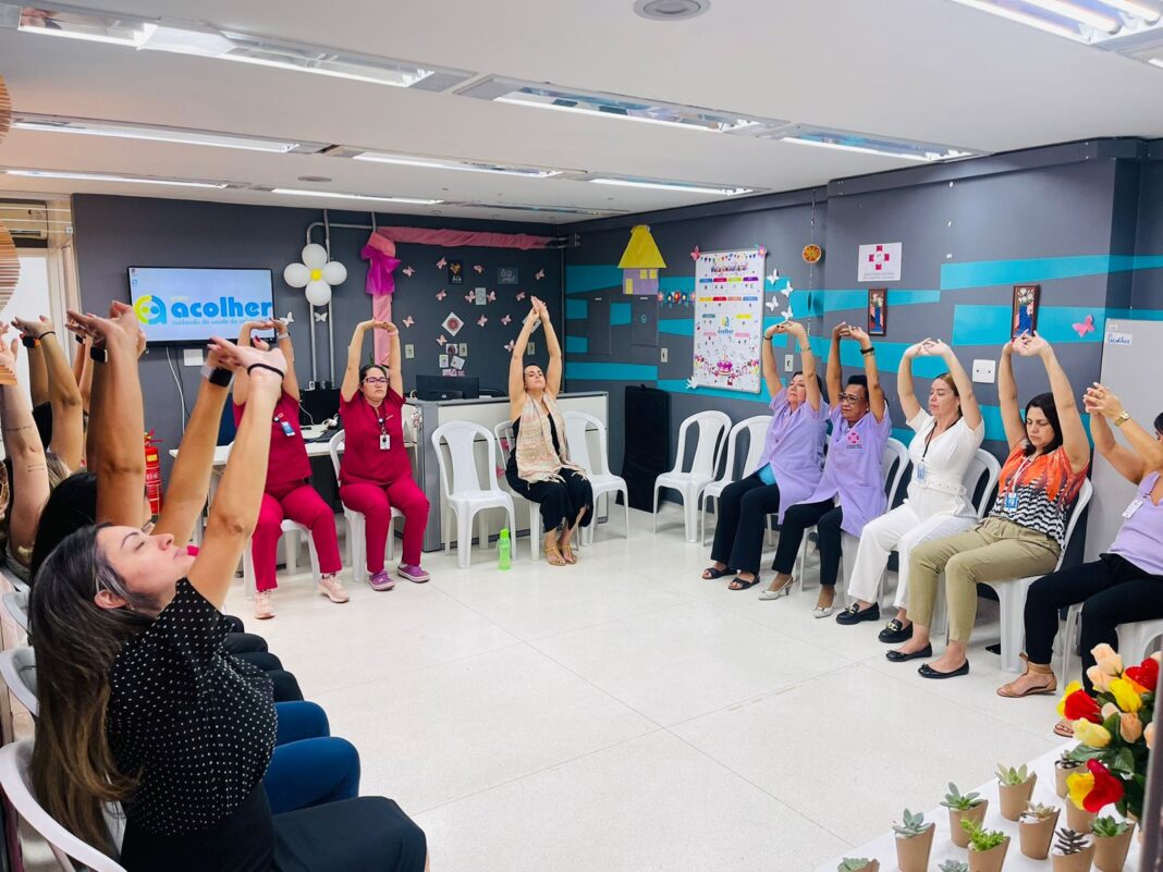 Projeto Acolher promove meditação para os colaboradores do HBDF