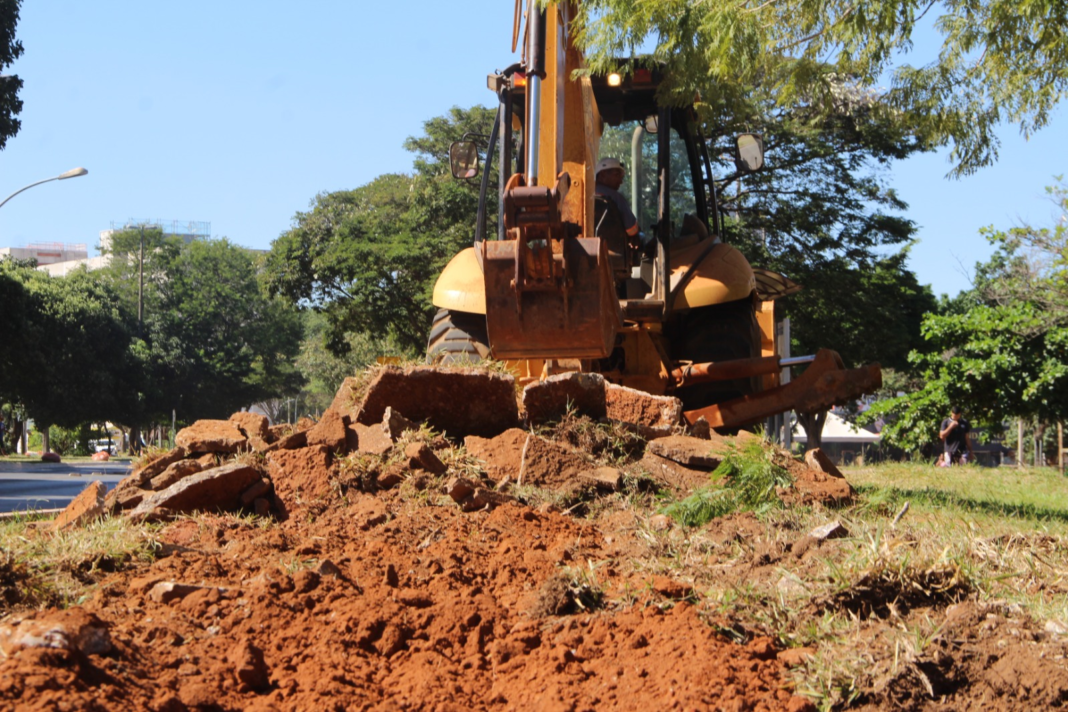 Revitalização de calçadas no Setor Central Gama