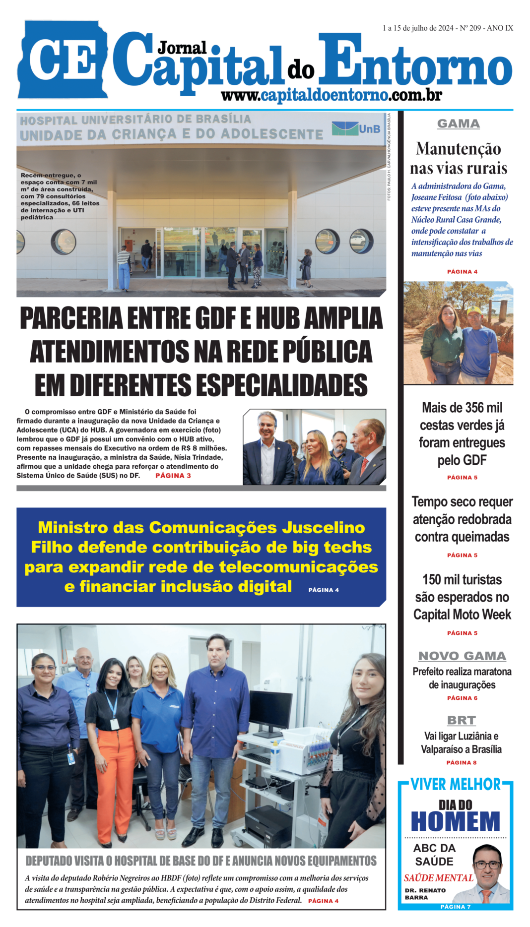 Edição 209 – 1 a 15 de julho de 2024 Edição 209 – 1 a 15 de julho de 2024