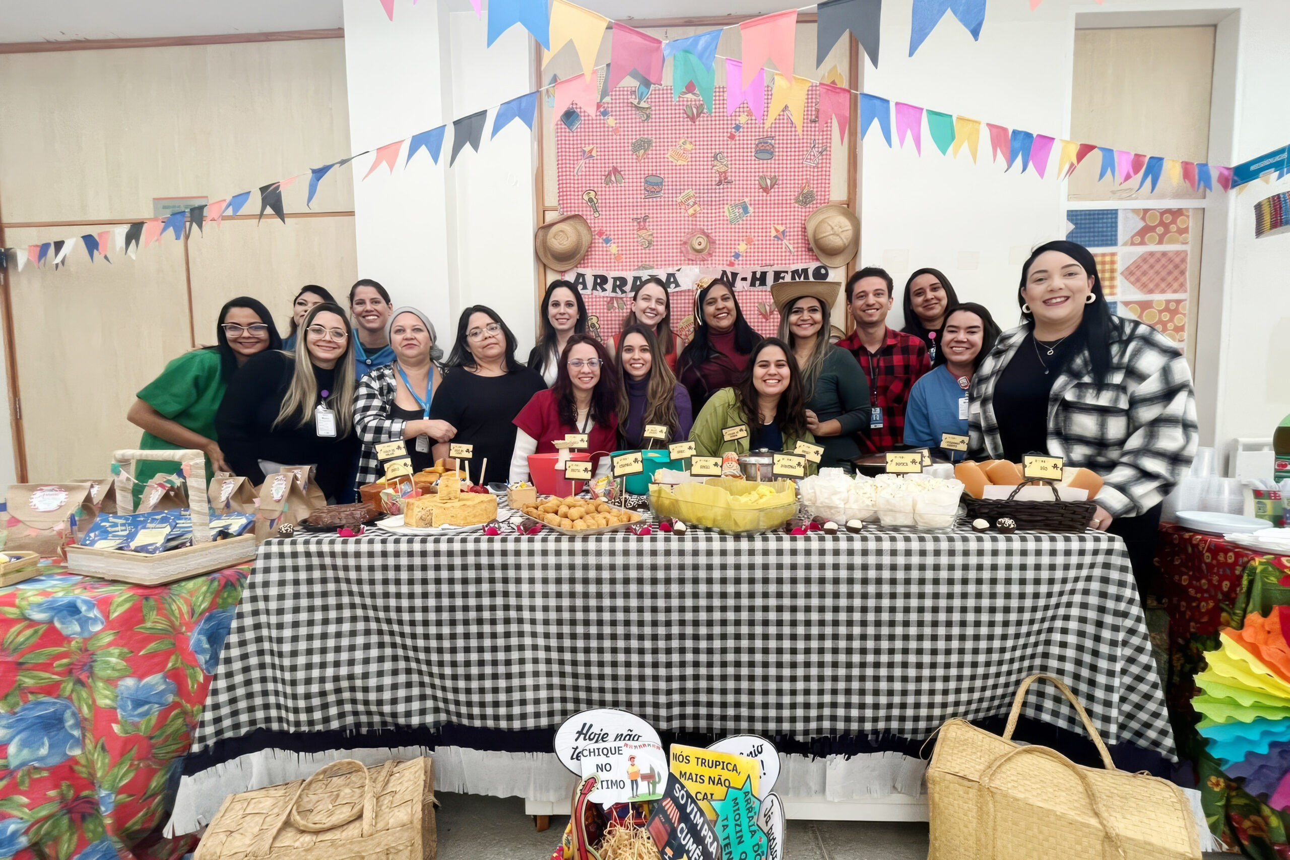 Núcleo de Hemoterapia do HRSM promove dois dias de Festa Julina