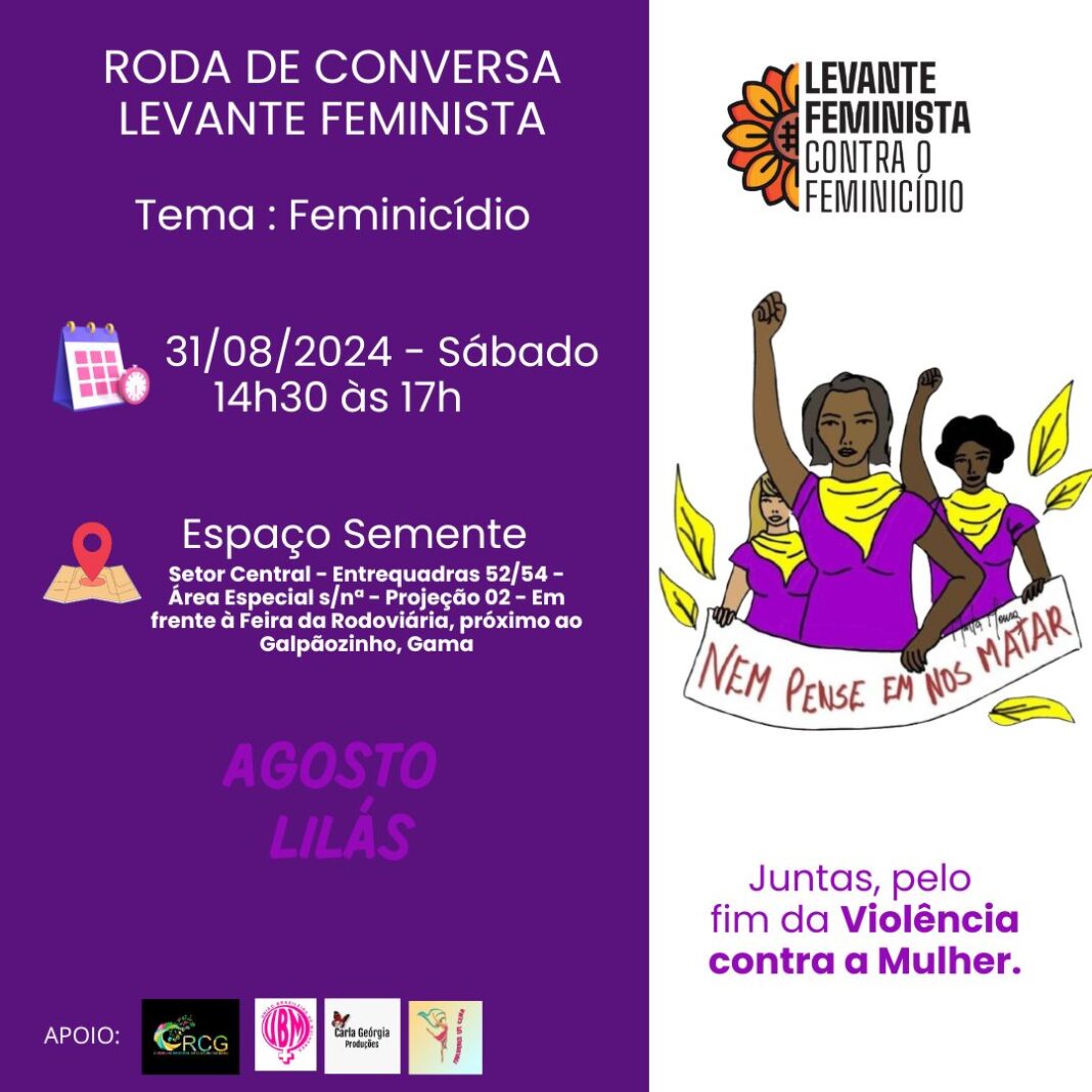 Roda de conversa levante feminista