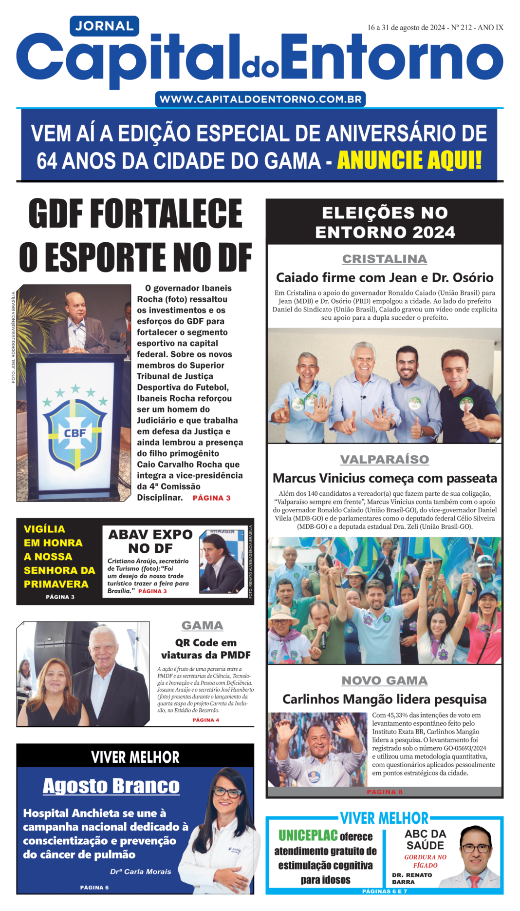 Edição 212 – 16 a 31 de agosto de 2024