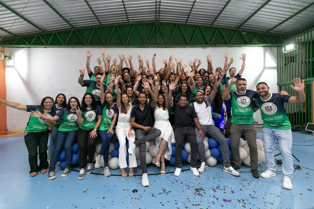 “O Gama celebra seu aniversário com mais uma conquista, e o presente é para a comunidade: uma nova escola!