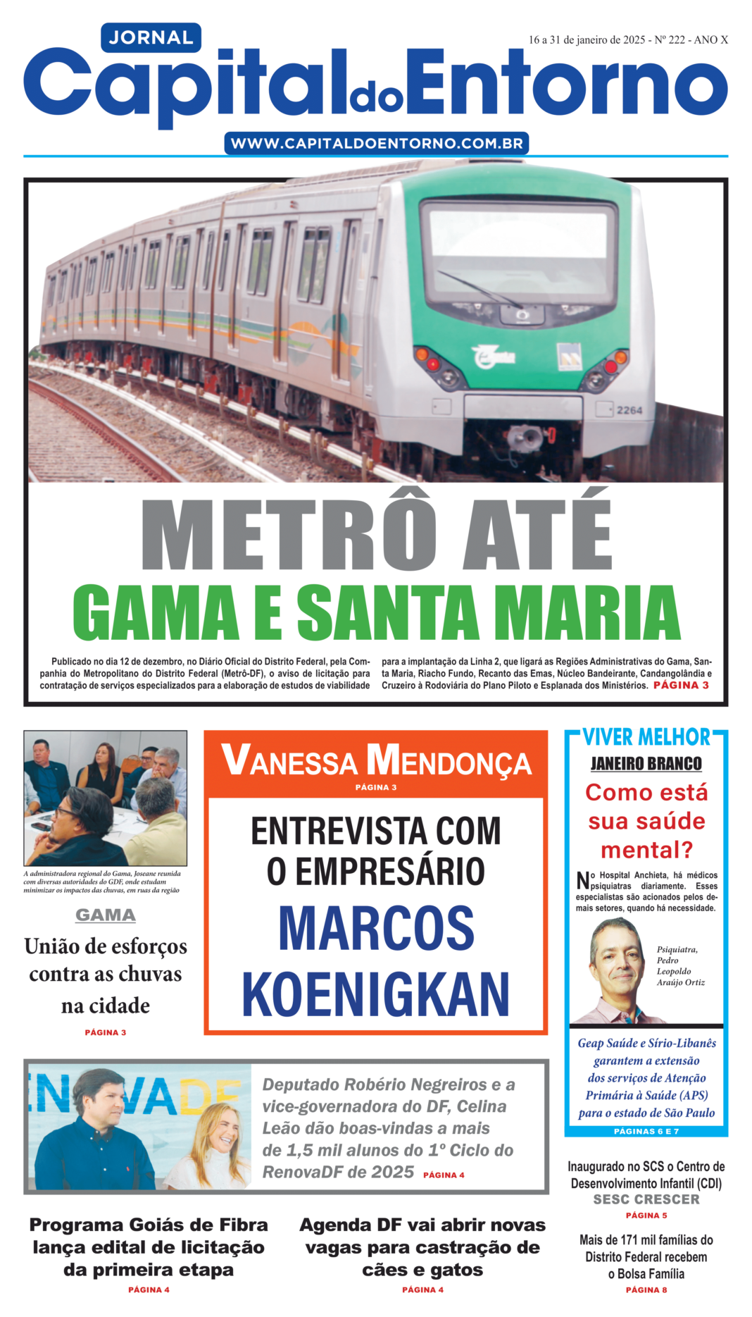 Edição 222 – 16 a 31 de janeiro de 2025 Edição 222 – 16 a 31 de janeiro de 2025