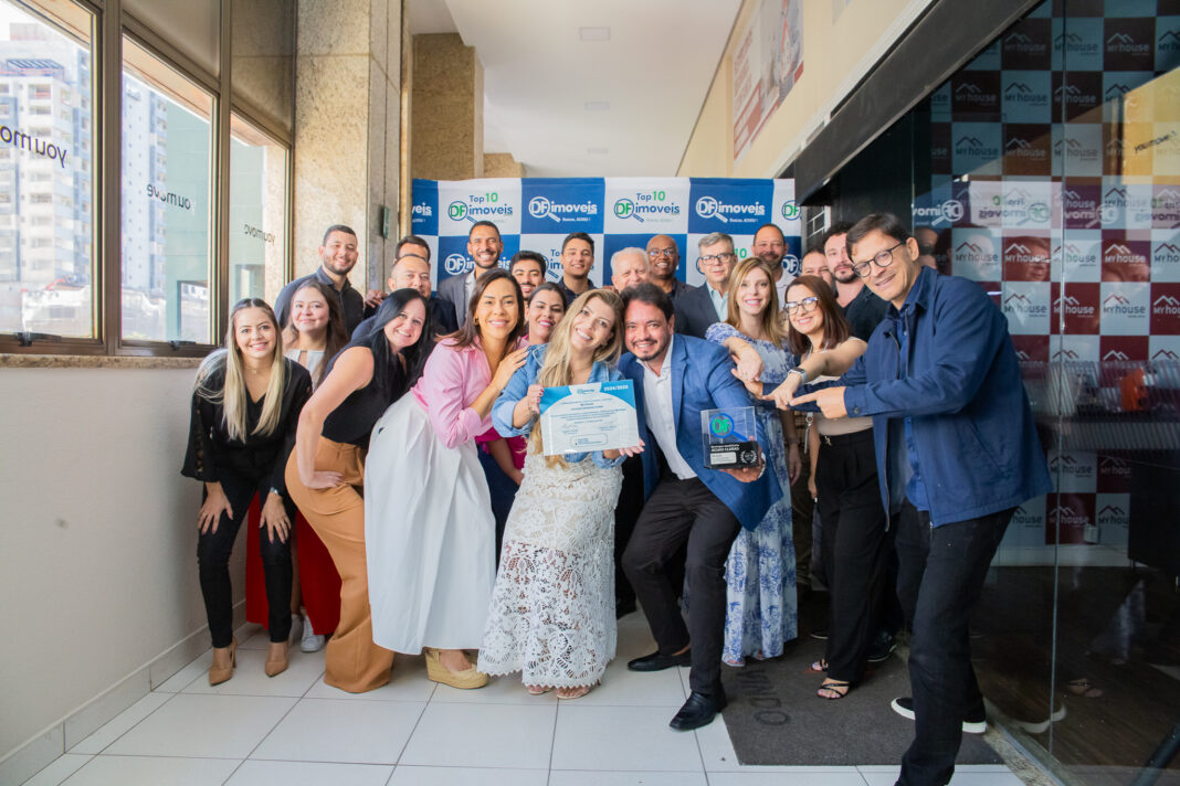 MyHouse celebra liderança em vendas com café da manhã especial e reconhecimento do portal DFImóveis