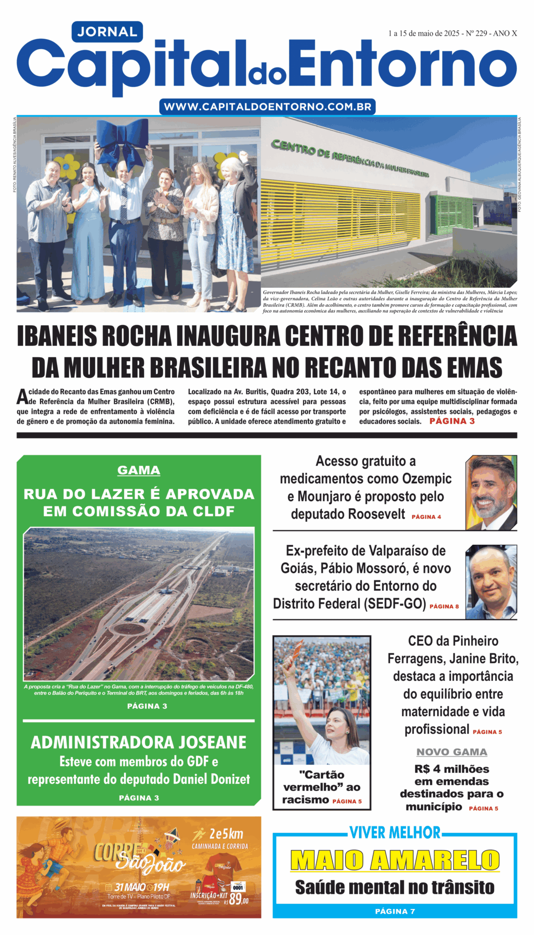 Edição 229 – 1 a 15 de maio de 2025 Edição 229 – 1 a 15 de maio de 2025