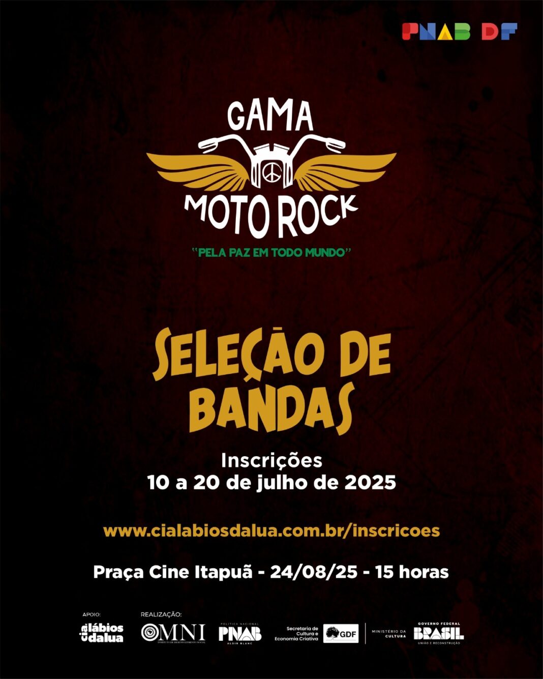 13º Moto Rock abre seleção para Bandas do DF