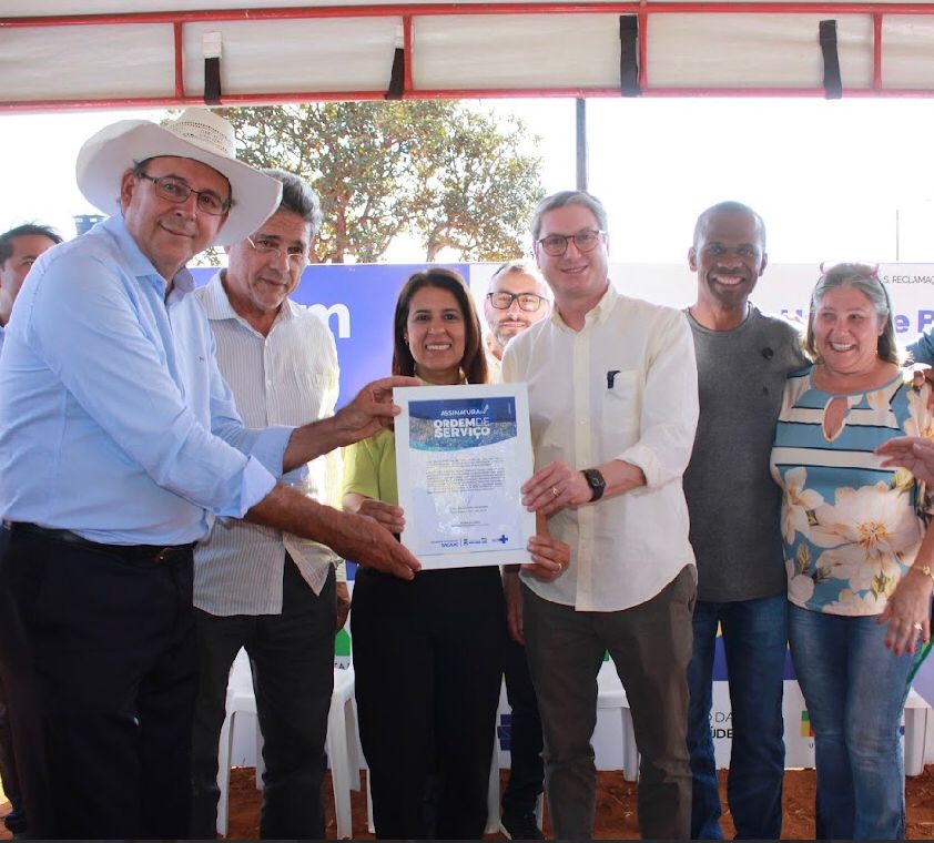 Prefeitura de Águas Lindas de Goiás assina Ordem de Serviço para construção da UBS do Bairro Ilha Bela