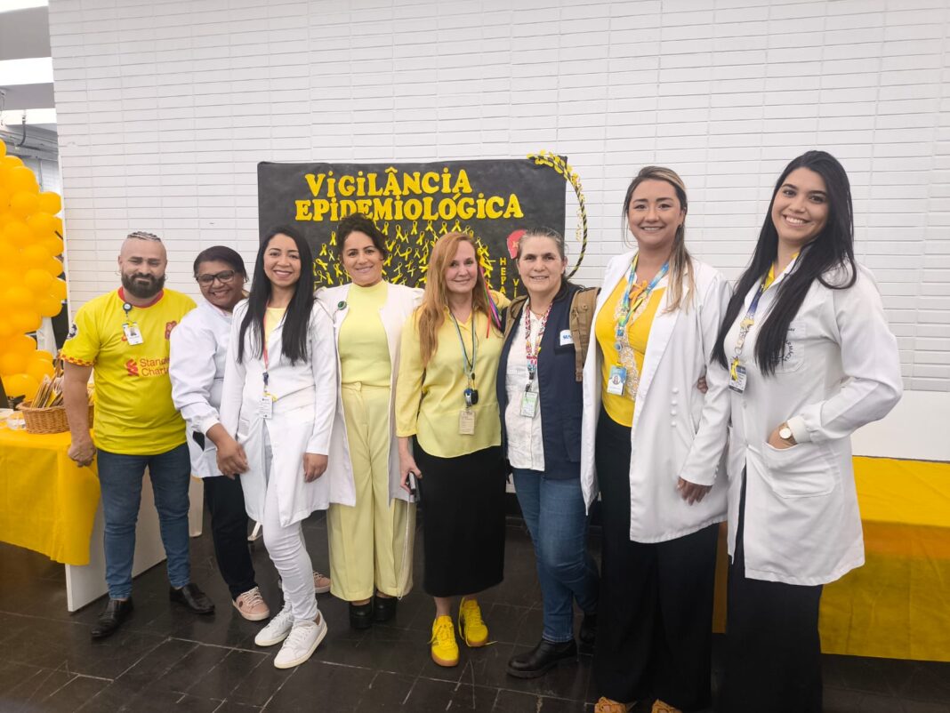Hospital de Base reforça combate às hepatites com ação interativa no Julho Amarelo Hospital de Base reforça combate às hepatites com ação interativa no Julho Amarelo