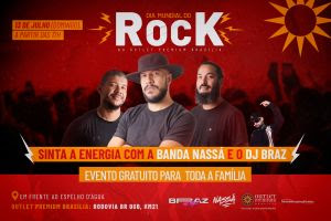 Outlet Premium Brasília celebra o Dia Nacional do Rock com música e boa comida