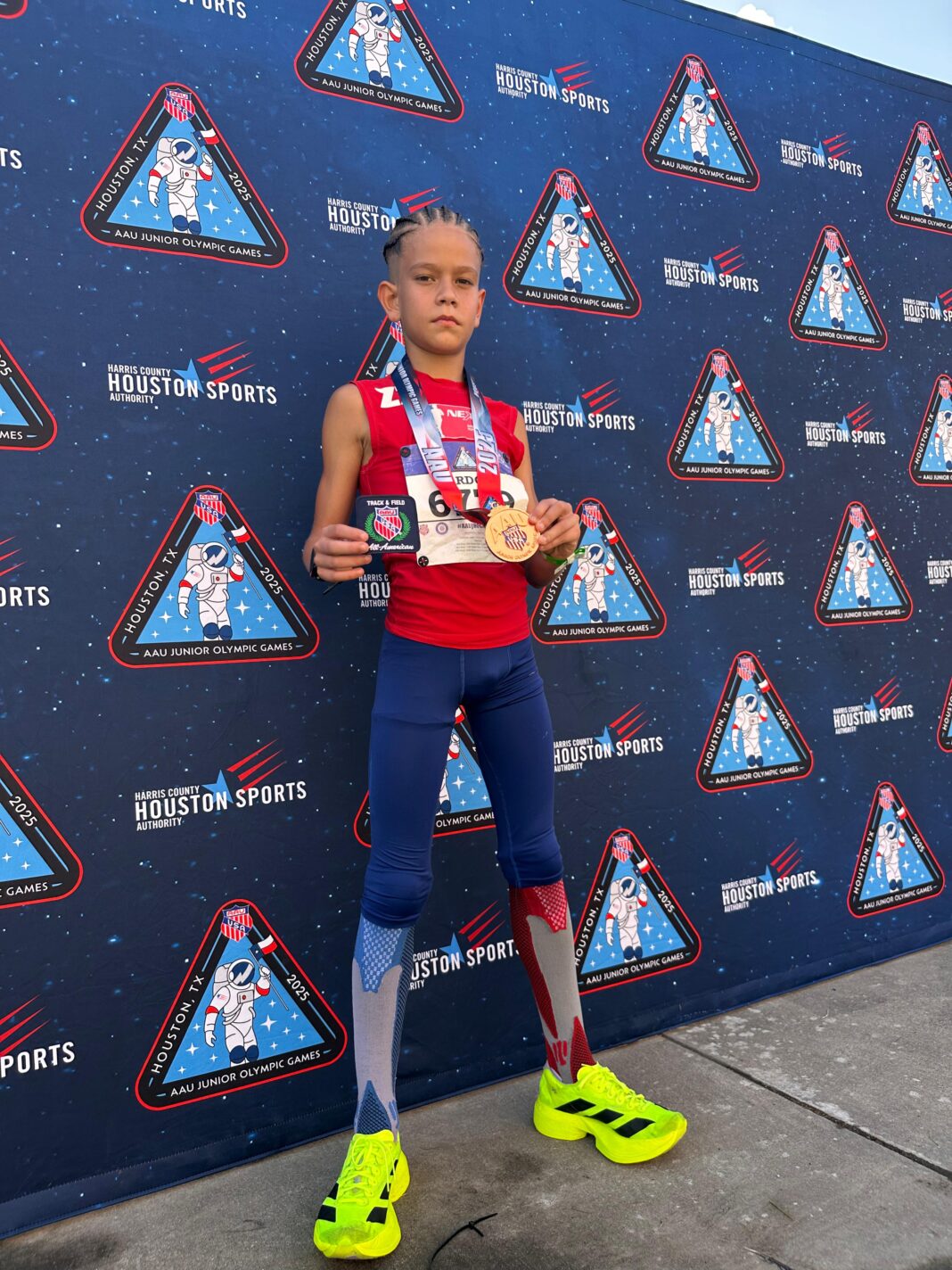 Brasiliense de 12 anos brilha nos EUA e coloca o país no mapa do atletismo juvenil Brasiliense de 12 anos brilha nos EUA e coloca o país no mapa do atletismo juvenil