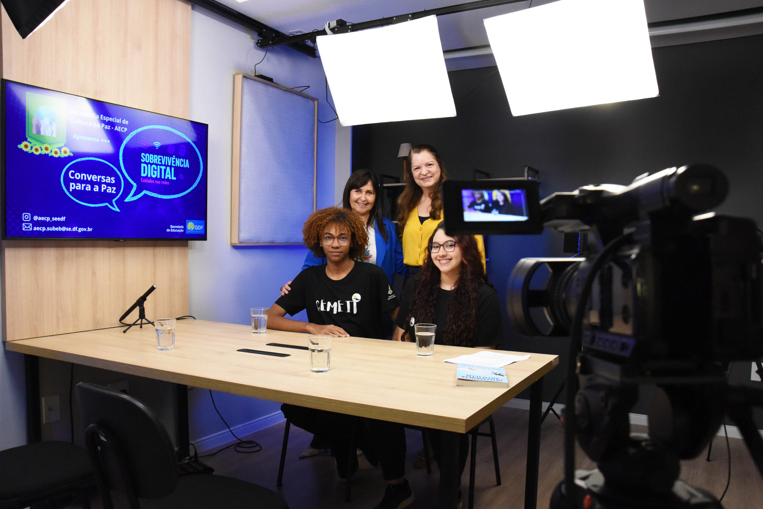 Alunos protagonizam debate sobre segurança digital em live