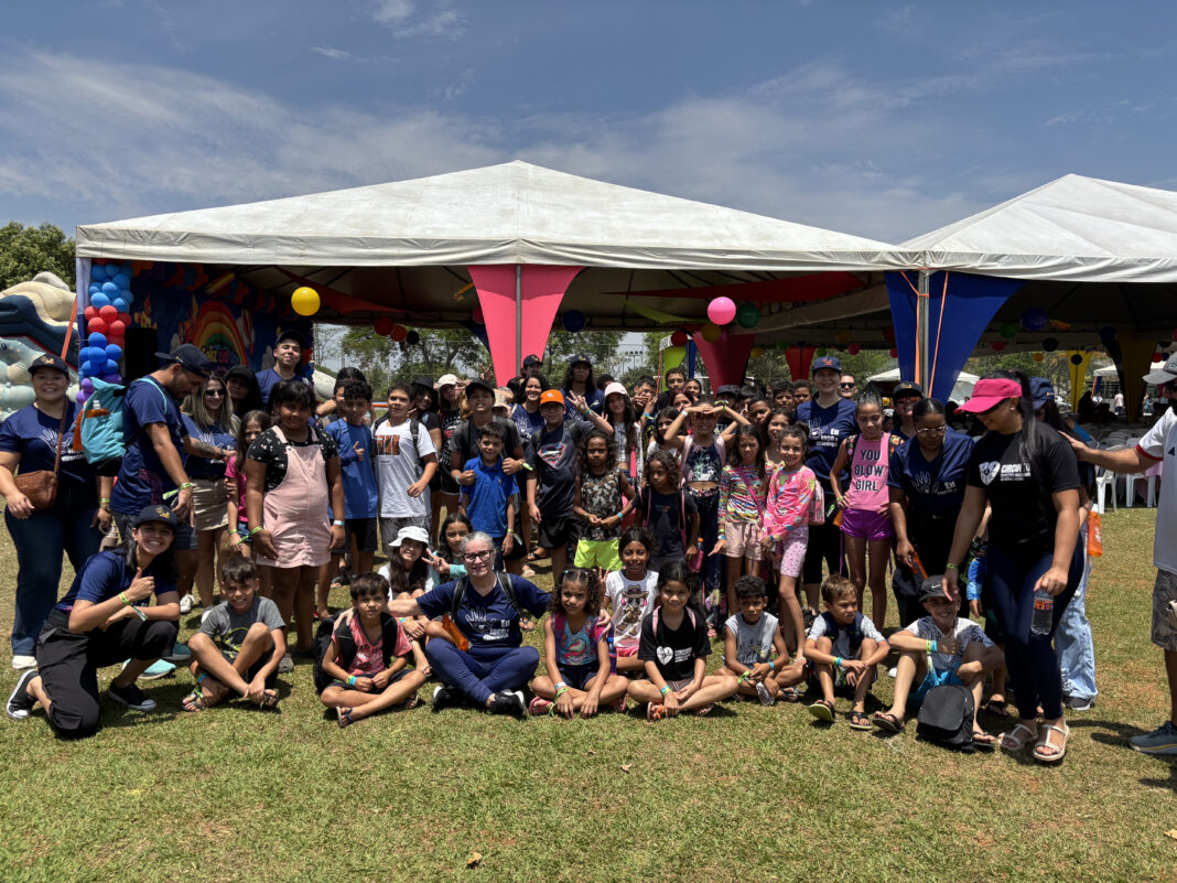 Instituto Bancorbrás promove tarde especial para crianças do Instituto Meninos Por do Sol