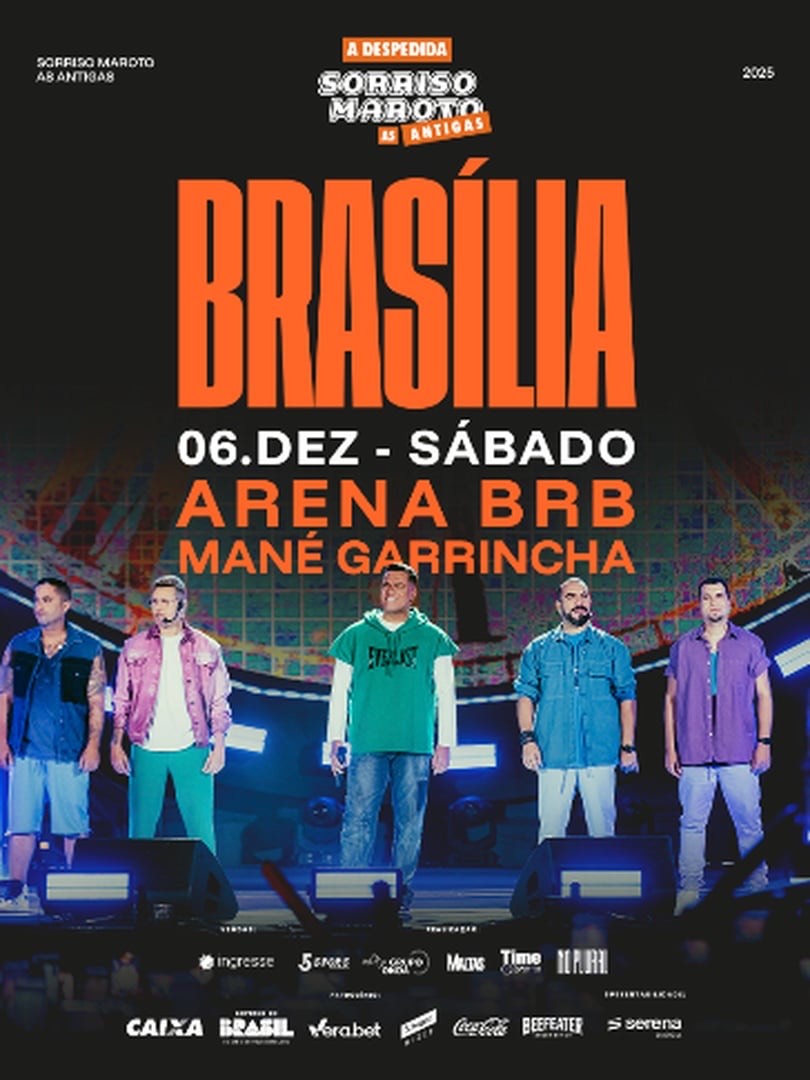 Sorriso Maroto chega a Brasília após vencer o Grammy Latino e realiza último show da turnê “As Antigas” no dia 6 de dezembro Sorriso Maroto chega a Brasília após vencer o Grammy Latino e realiza último show da turnê “As Antigas” no dia 6 de dezembro
