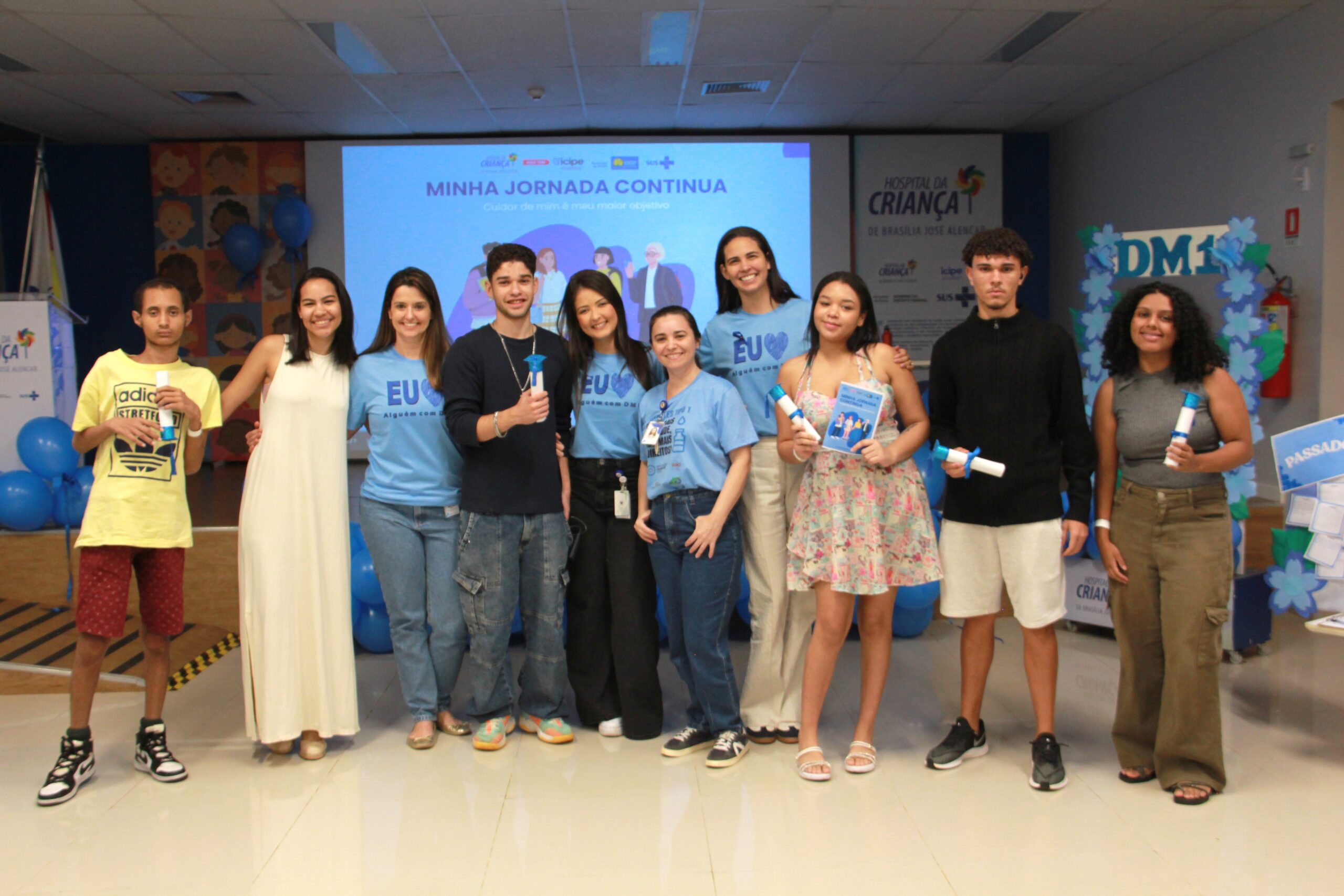 Hospital da Criança de Brasília organiza formatura simbólica para adolescentes que encerraram acompanhamento pediátrico para diabetes Hospital da Criança de Brasília organiza formatura simbólica para adolescentes que encerraram acompanhamento pediátrico para diabetes