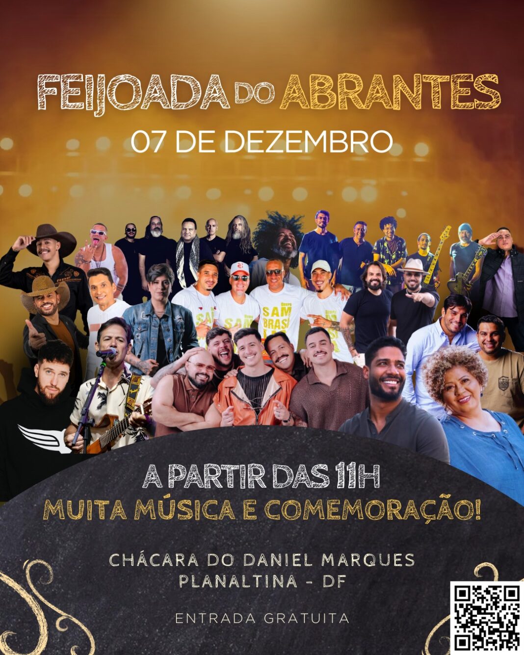 Claudio Abrantes comemora aniversário com grande festa para a comunidade de Planaltina
