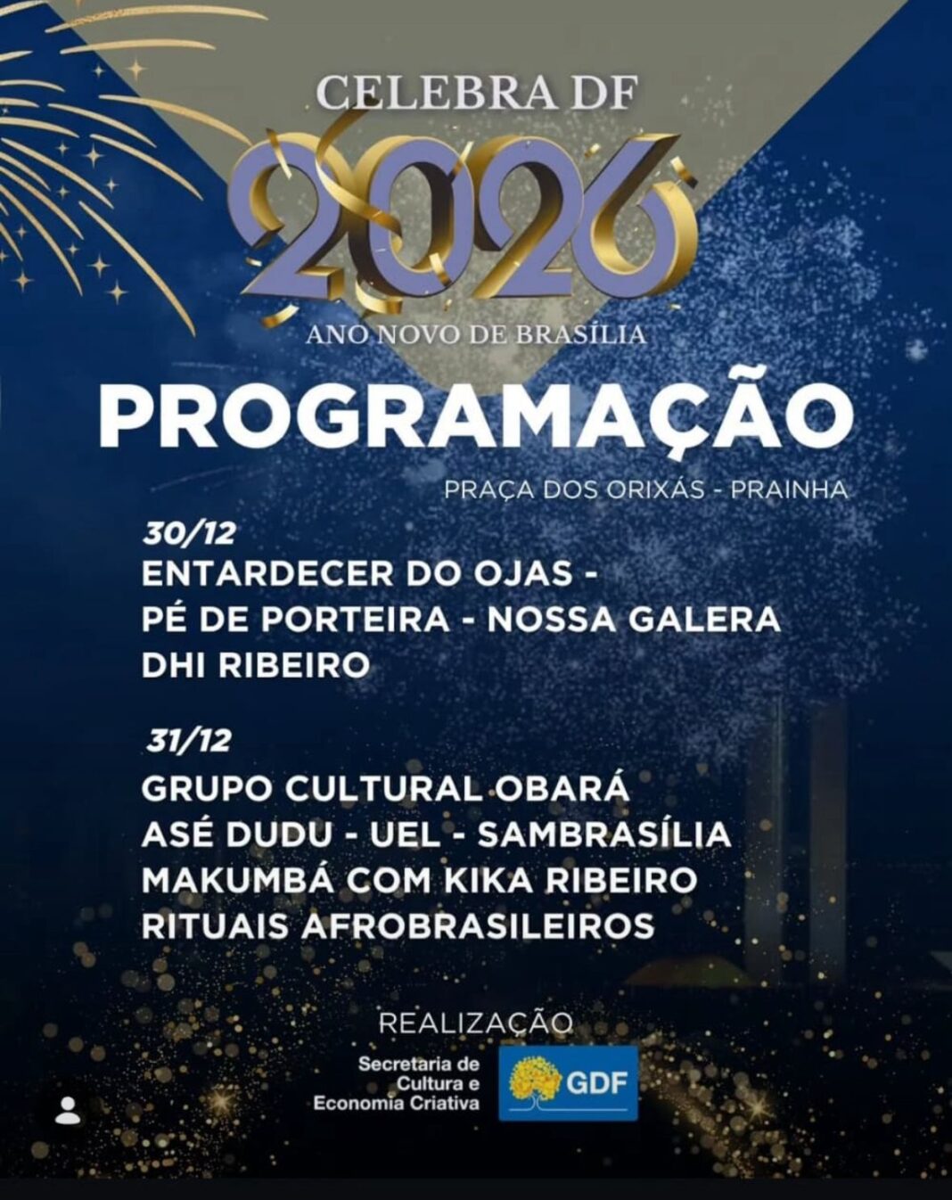Prainha une a força da ancestralidade e grandes nomes do samba e do Axé na virada do ano