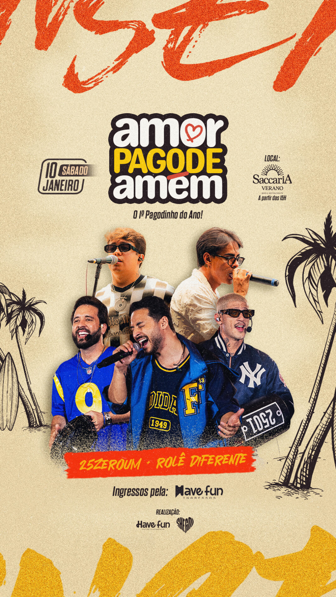 AMOR, PAGODE, AMÉM O primeiro pagodinho do ano chega para abrir 2026 em Goiânia AMOR, PAGODE, AMÉM O primeiro pagodinho do ano chega para abrir 2026 em Goiânia