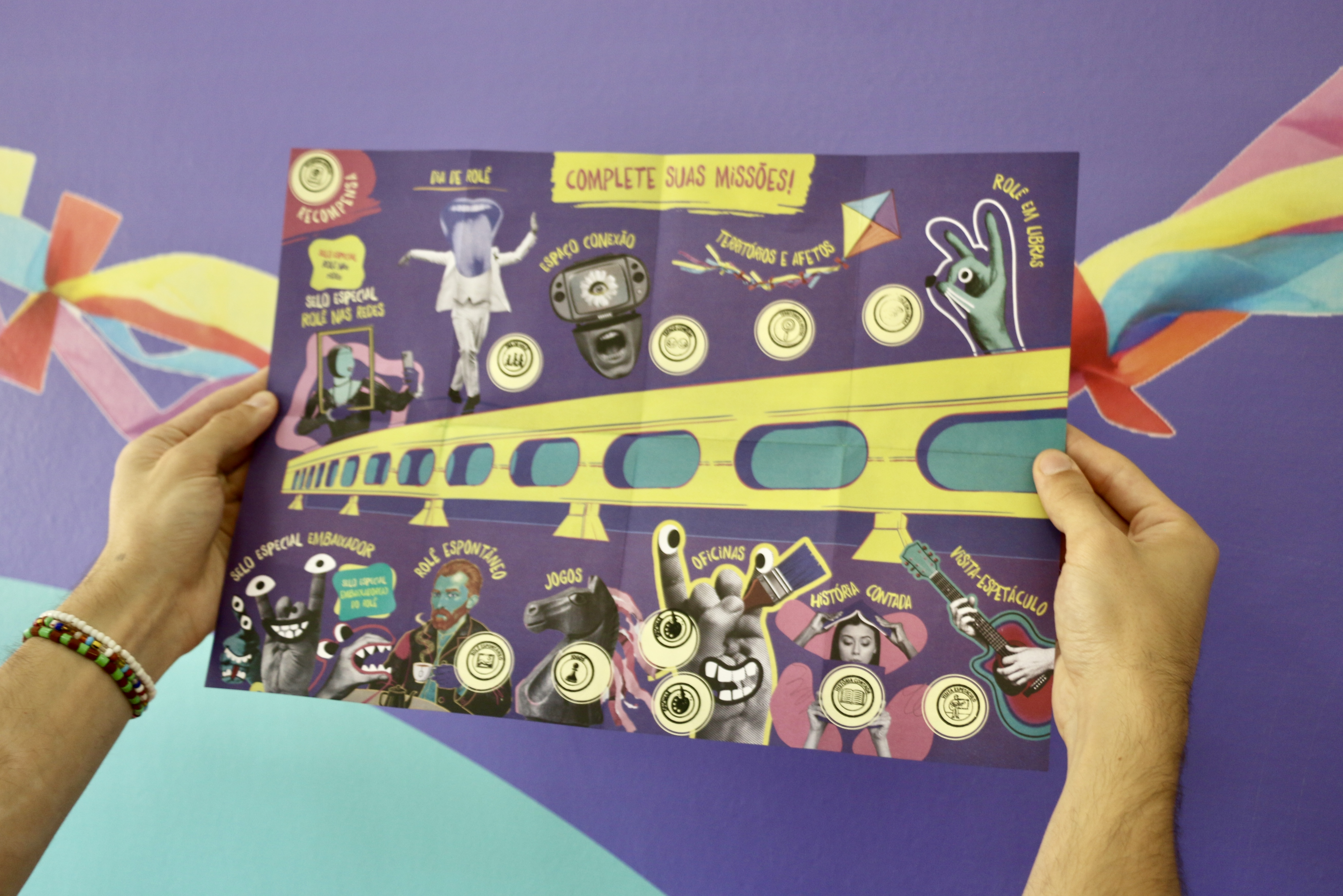 CCBB Brasília tem férias com carimbos, arte e jogos no Passaporte de Férias do Rolê Cultural