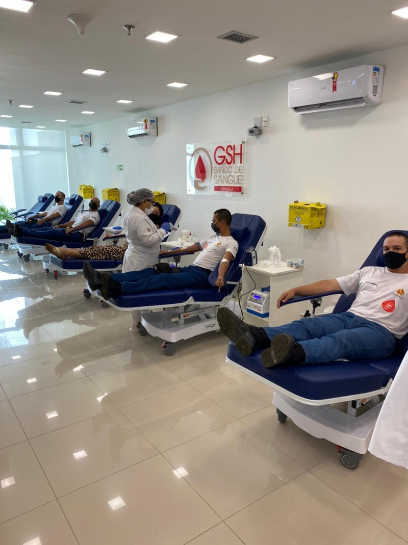 GSH Banco de Sangue de Brasília alerta para queda acentuada nas doações