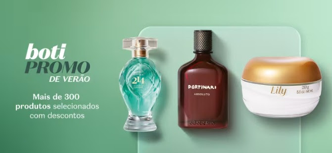O Boticário apresenta Boti Promo com mais de 300 produtos com até 50% off para renovar a rotina de beleza O Boticário apresenta Boti Promo com mais de 300 produtos com até 50% off para renovar a rotina de beleza
