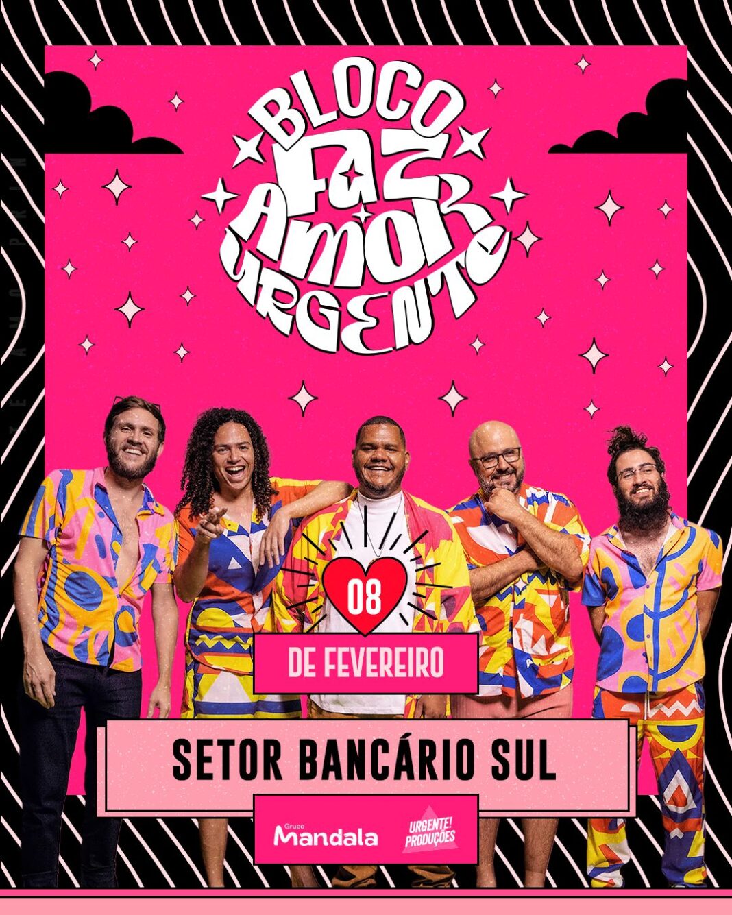 Samba Urgente leva bloco gratuito ao centro de Brasília no pré-carnaval de 2026 Samba Urgente leva bloco gratuito ao centro de Brasília no pré-carnaval de 2026