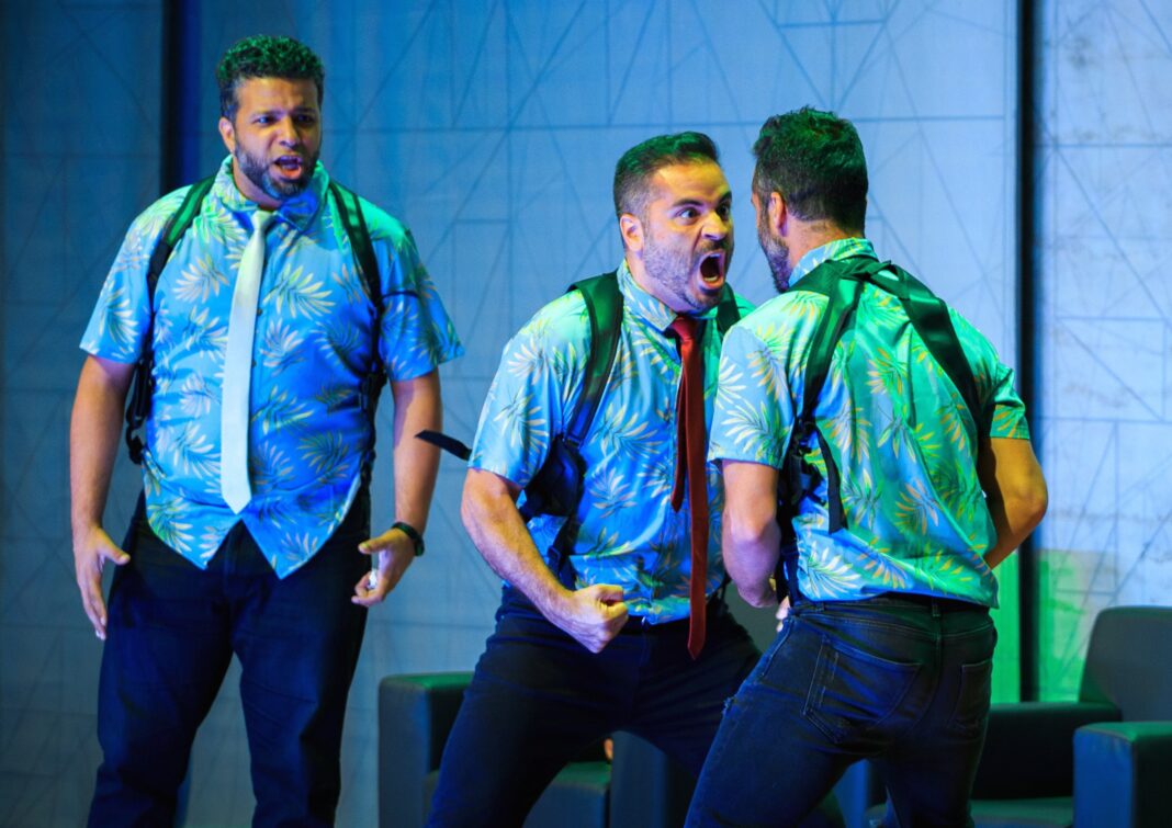 Cia de Comédia Setebelos apresenta o espetáculo “Missão Improviso”. Cia de Comédia Setebelos apresenta o espetáculo “Missão Improviso”.