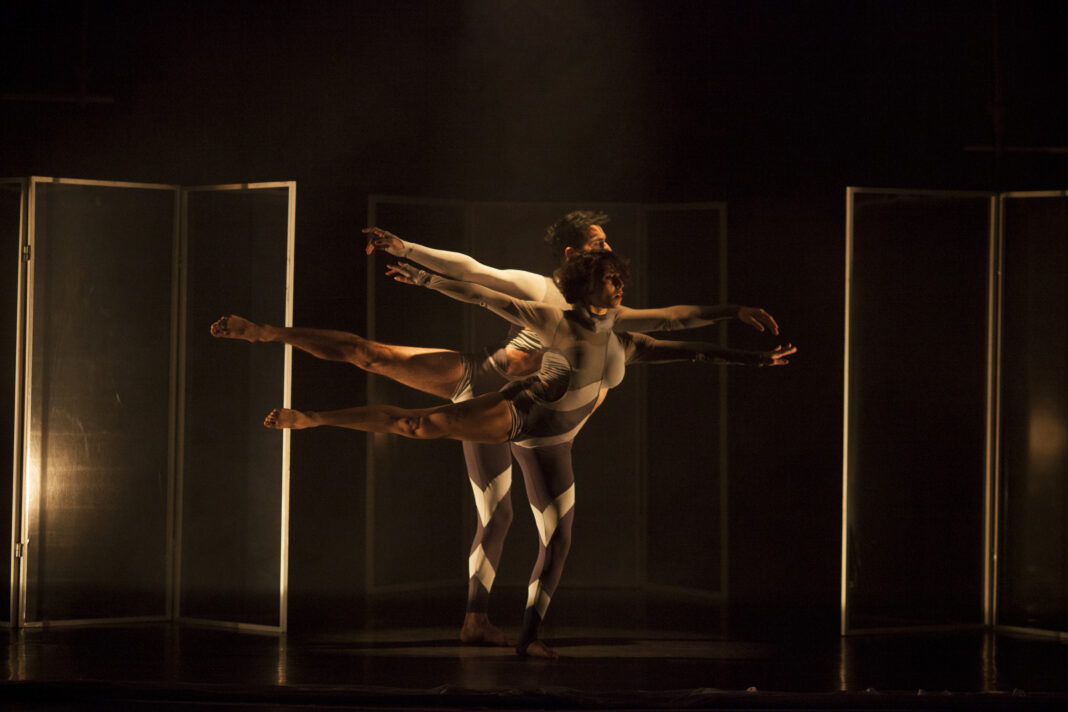 Grupo Pele chega ao Sesc Gama com espetáculo que une dança contemporânea, acrobacia e tecido aéreo
