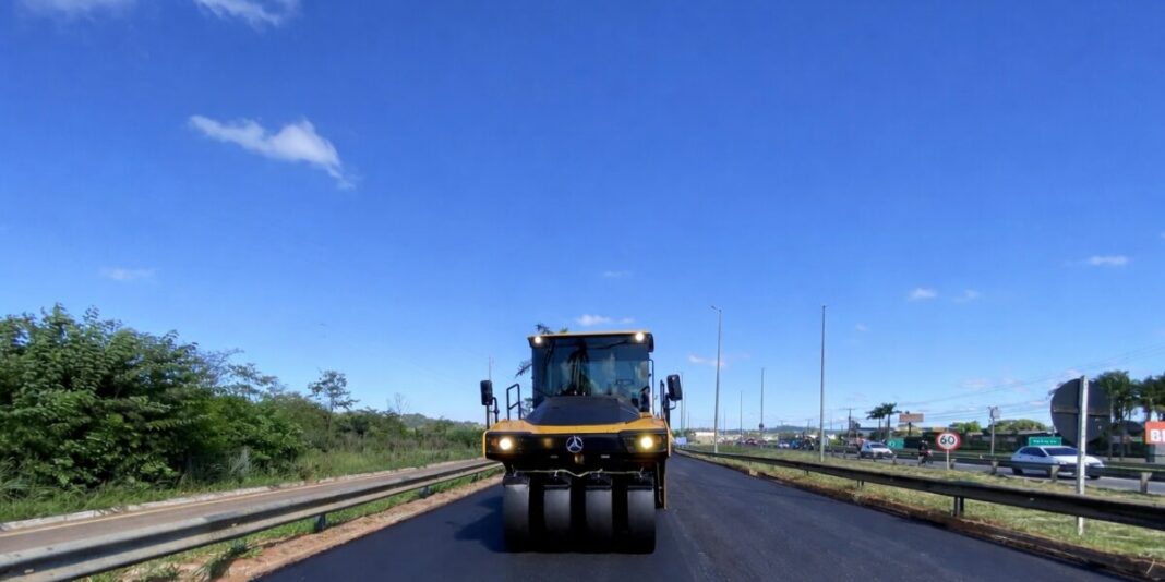 Goinfra conclui primeiro trecho de restauração da GO-060, no sentido Trindade/Goiânia Goinfra conclui primeiro trecho de restauração da GO-060, no sentido Trindade/Goiânia