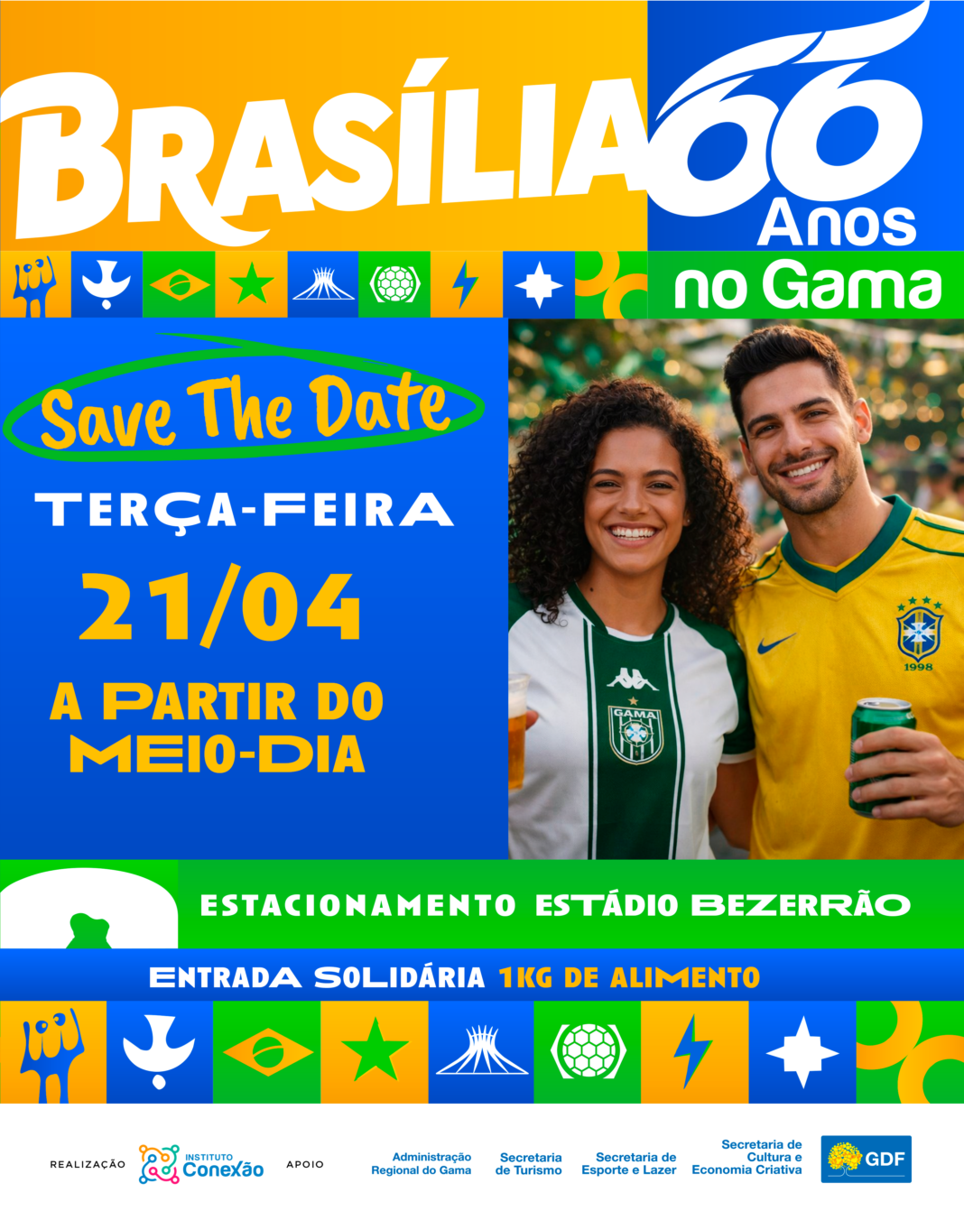 Brasília 66 anos no Gama Brasília 66 anos no Gama