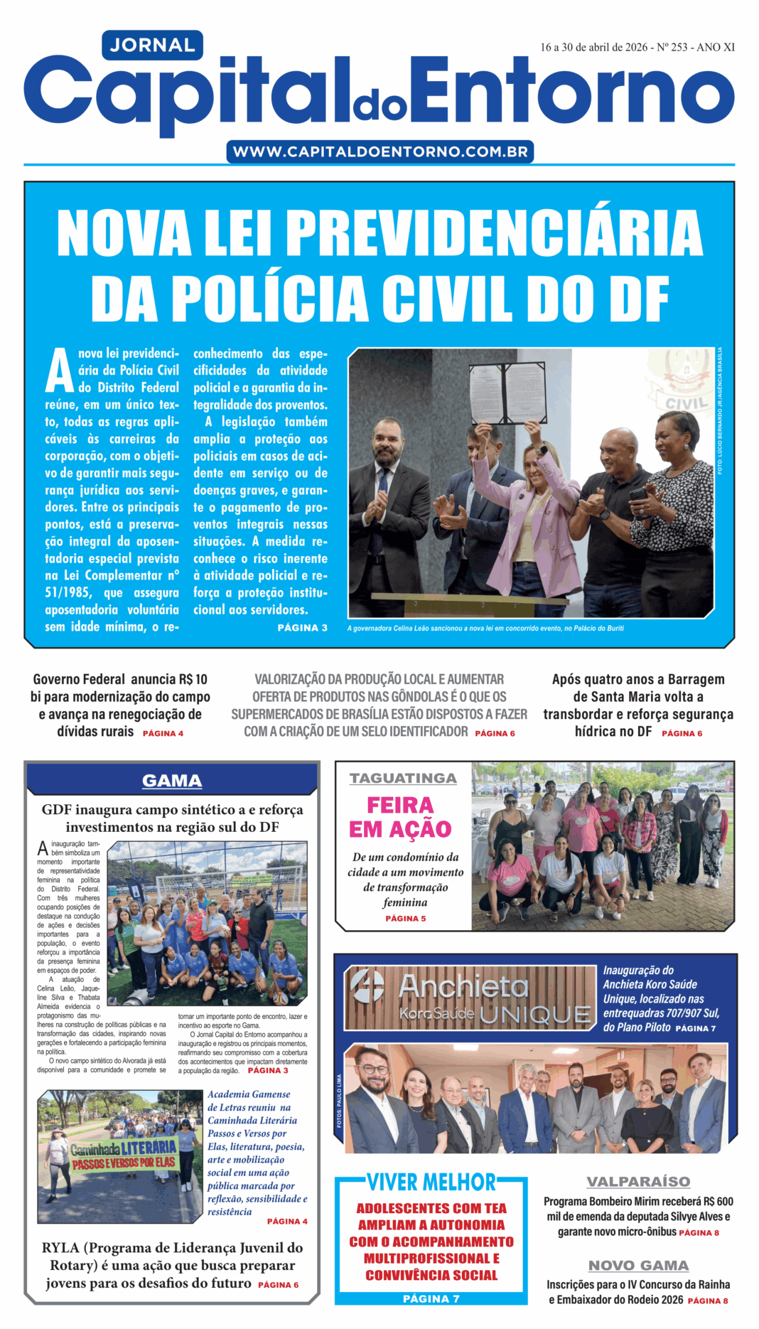 Edição 253 – 16 a 30 de abril de 2026 Edição 253 – 16 a 30 de abril de 2026