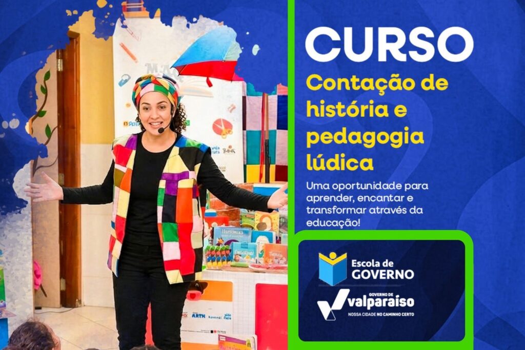 Curso De Contação De História E Pedagogia Lúdica Abre Inscrições Em Valparaíso Curso De Contação De História E Pedagogia Lúdica Abre Inscrições Em Valparaíso