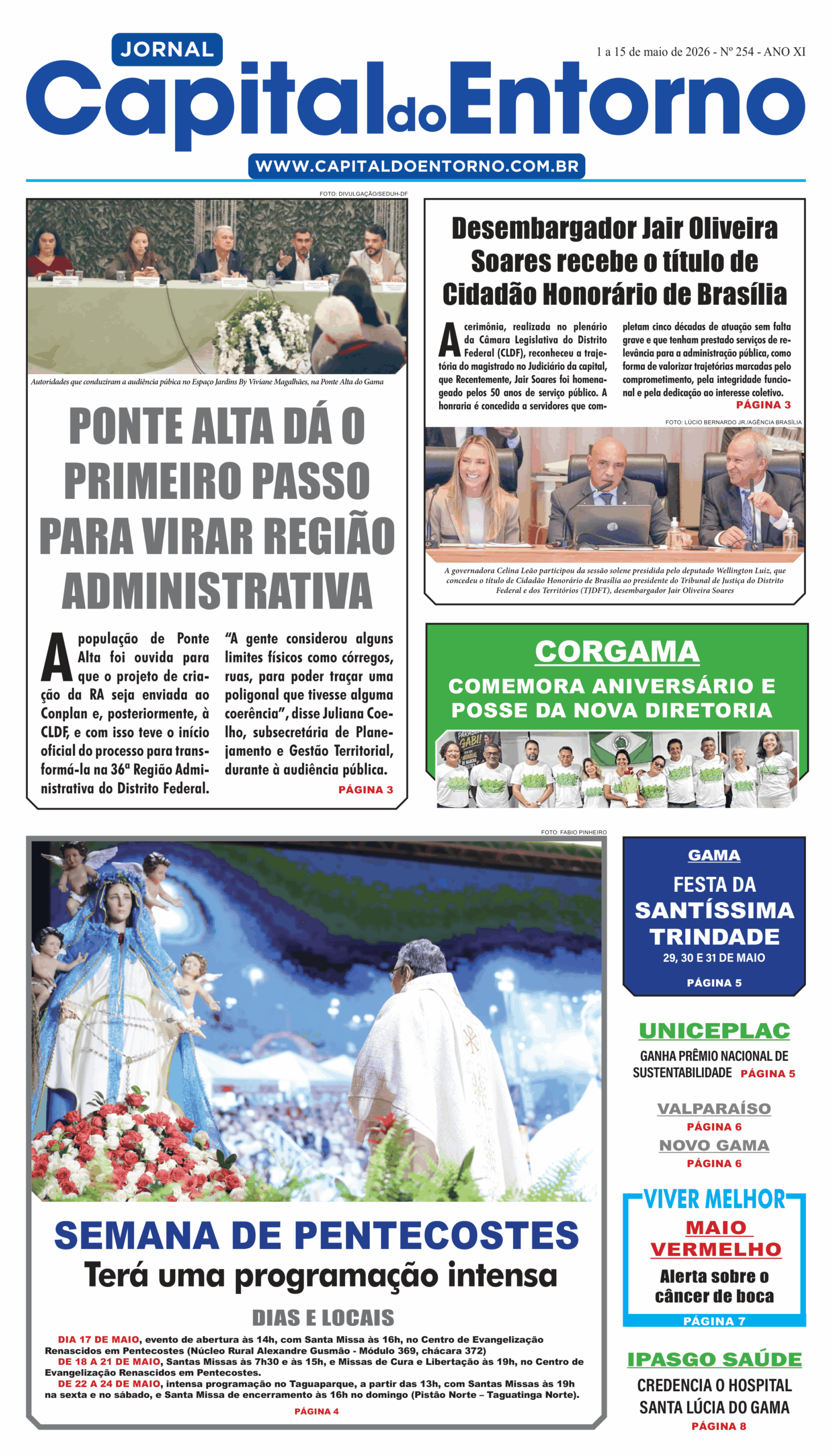 Edição 254 – 1 a 15 de maio de 2026 Edição 254 – 1 a 15 de maio de 2026