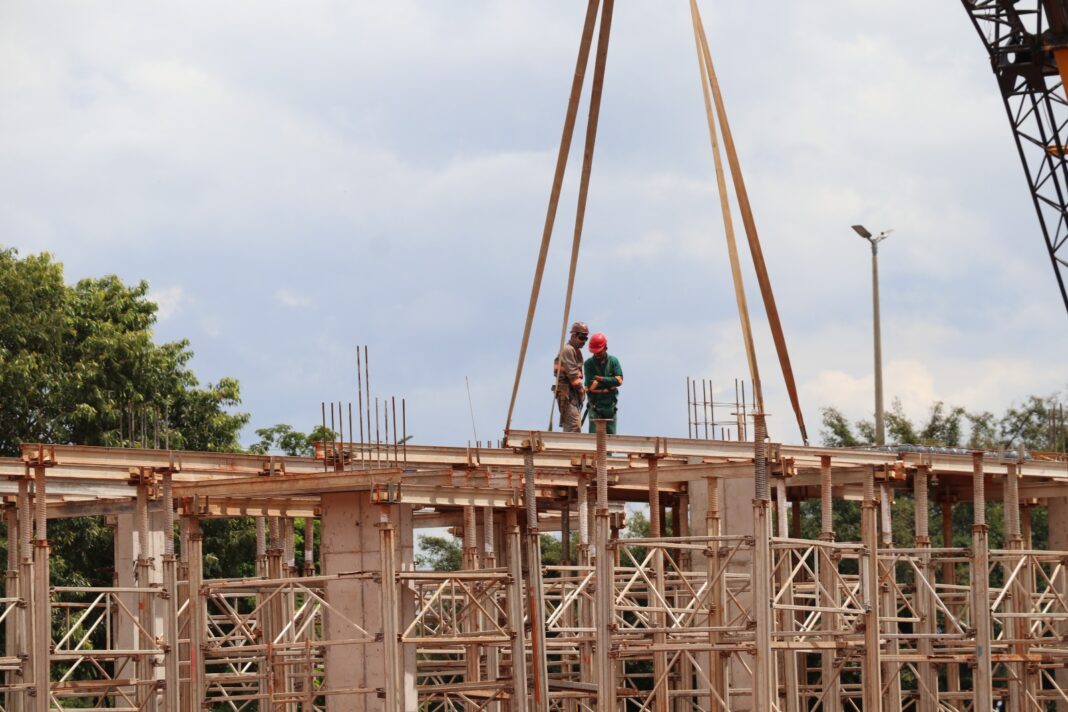 Obra de construção do Hospital Regional do Recanto das Emas utiliza tecnologia inovadora Obra de construção do Hospital Regional do Recanto das Emas utiliza tecnologia inovadora