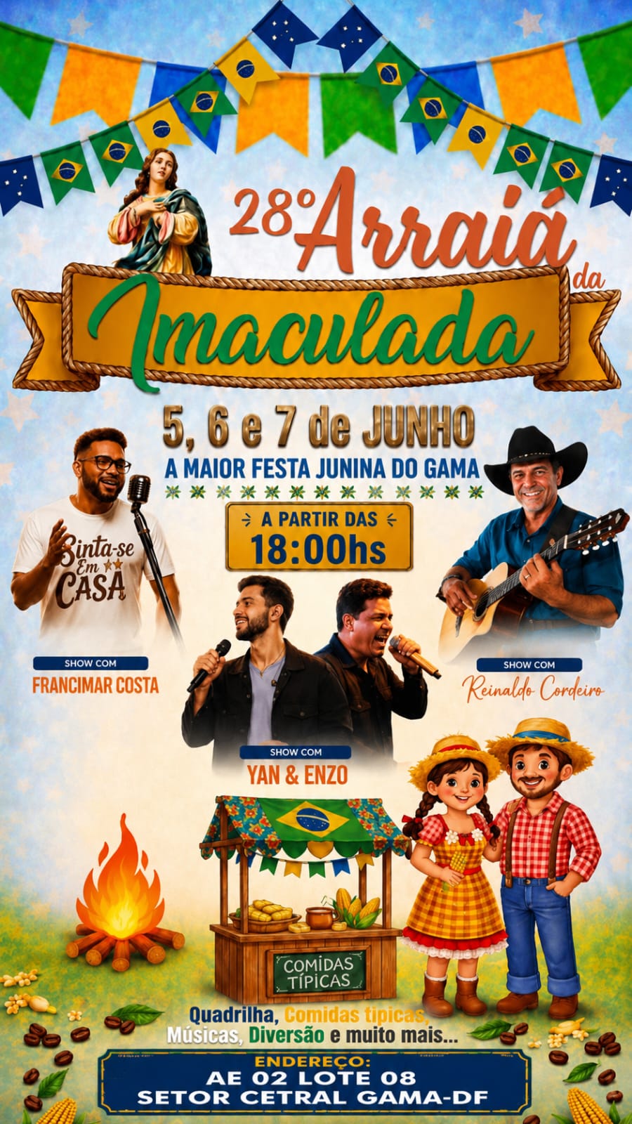 28° Arraiá Imaculada Gama 28° Arraiá Imaculada Gama