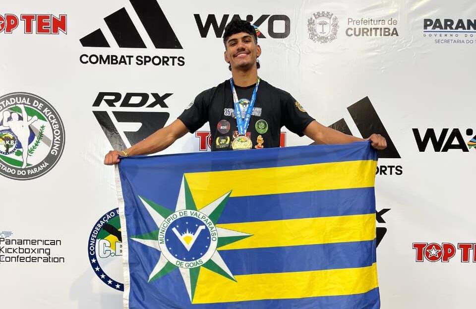 Atleta de Valparaíso conquista oitavo título brasileiro de kickboxing Atleta de Valparaíso conquista oitavo título brasileiro de kickboxing