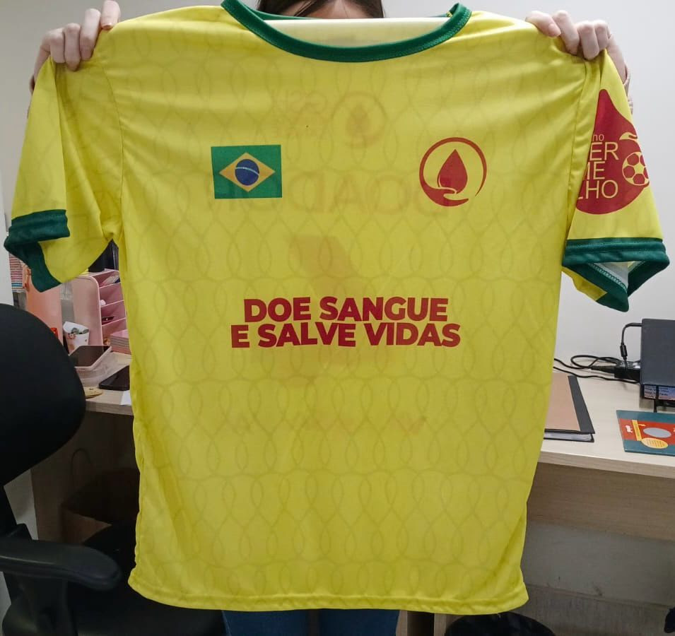 Junho Vermelho entra em campo com brindes especiais para incentivar a doação de sangue Junho Vermelho entra em campo com brindes especiais para incentivar a doação de sangue