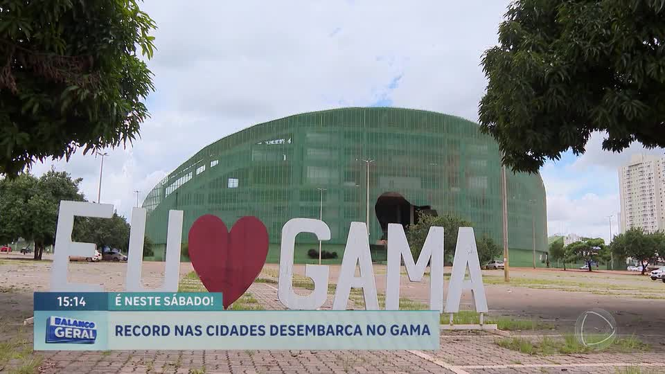 Com prêmios e shows, Gama recebe a 100ª edição do RECORD nas Cidades neste sábado Com prêmios e shows, Gama recebe a 100ª edição do RECORD nas Cidades neste sábado