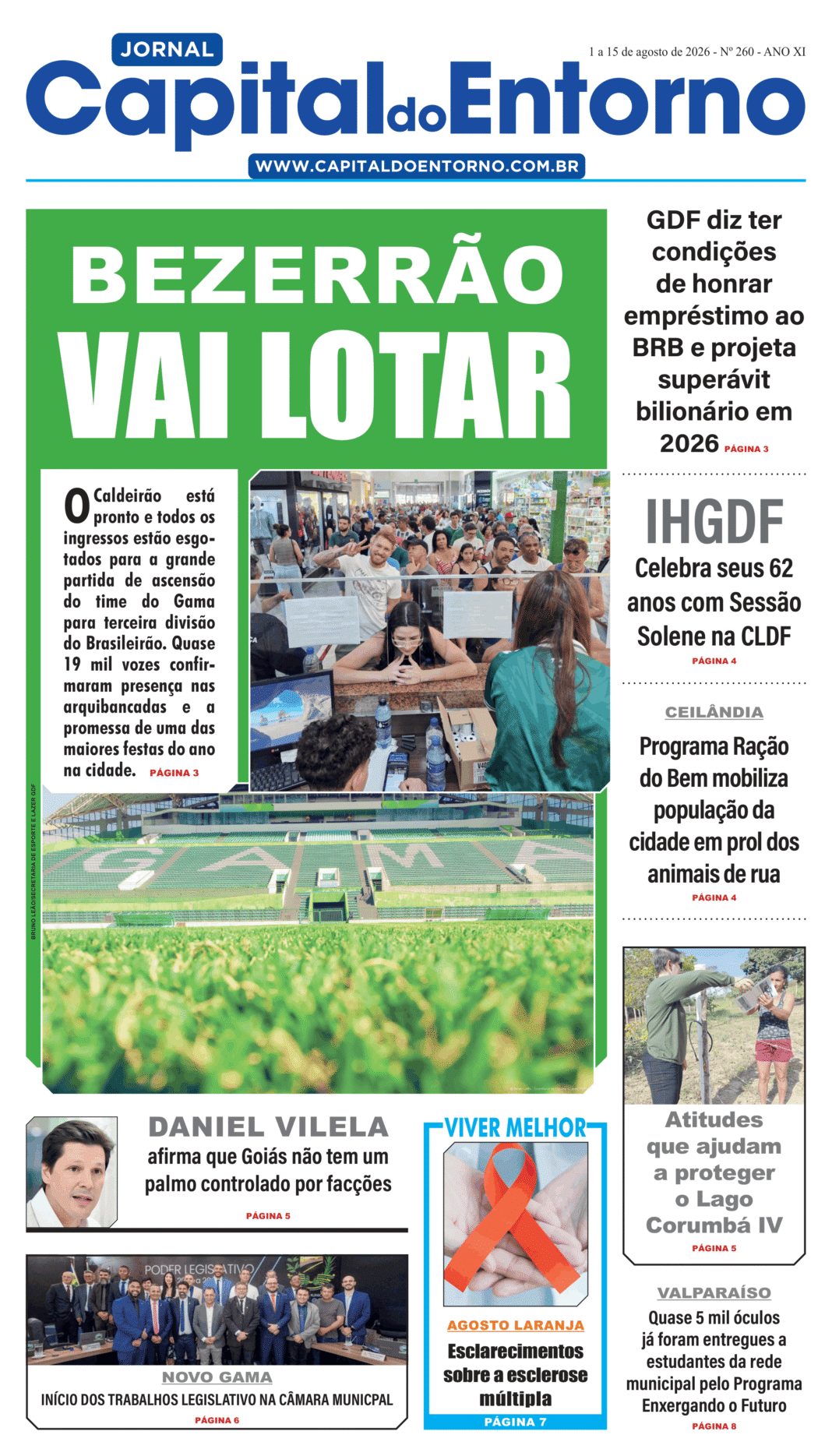 Edição 260 – 1 a 15 de agosto de 2026 Edição 260 – 1 a 15 de agosto de 2026