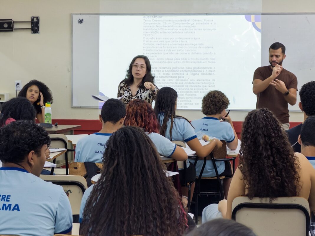 Projeto Nossa Vez leva aulão gratuito de preparação para o Enem a Planaltina neste sábado Projeto Nossa Vez leva aulão gratuito de preparação para o Enem a Planaltina neste sábado