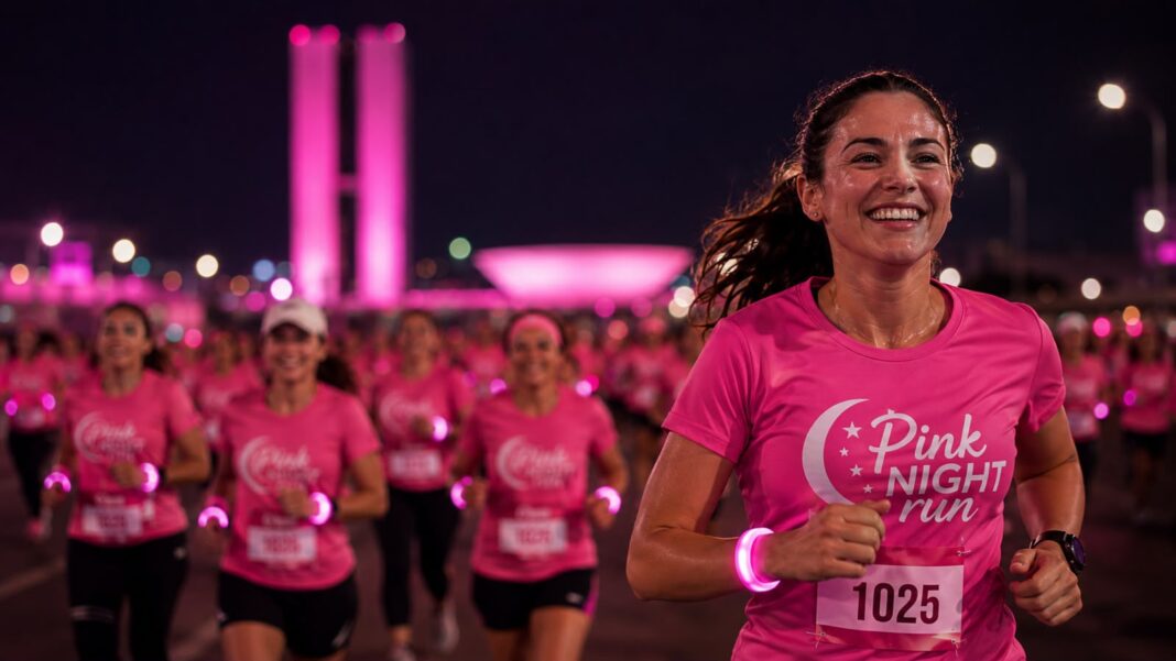 Pink Night Run 2026 promove corrida noturna em Brasília para celebrar a força feminina e incentivar saúde, bem-estar e inclusão Pink Night Run 2026 promove corrida noturna em Brasília para celebrar a força feminina e incentivar saúde, bem-estar e inclusão