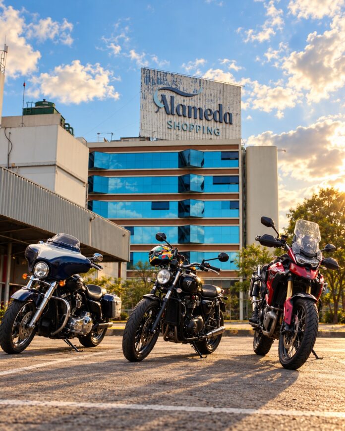 Alameda Shopping promove encontro de motos e carros customizados