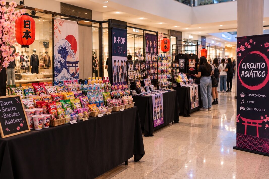 Circuito Asiático reúne gastronomia, K-pop e cultura geek no Manhattan Shopping Circuito Asiático reúne gastronomia, K-pop e cultura geek no Manhattan Shopping