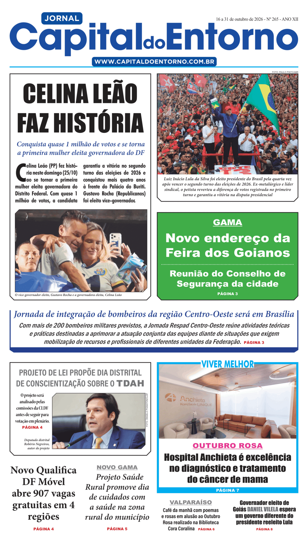 Edição 265 – 16 a 31 de outubro de 2026 Edição 265 – 16 a 31 de outubro de 2026