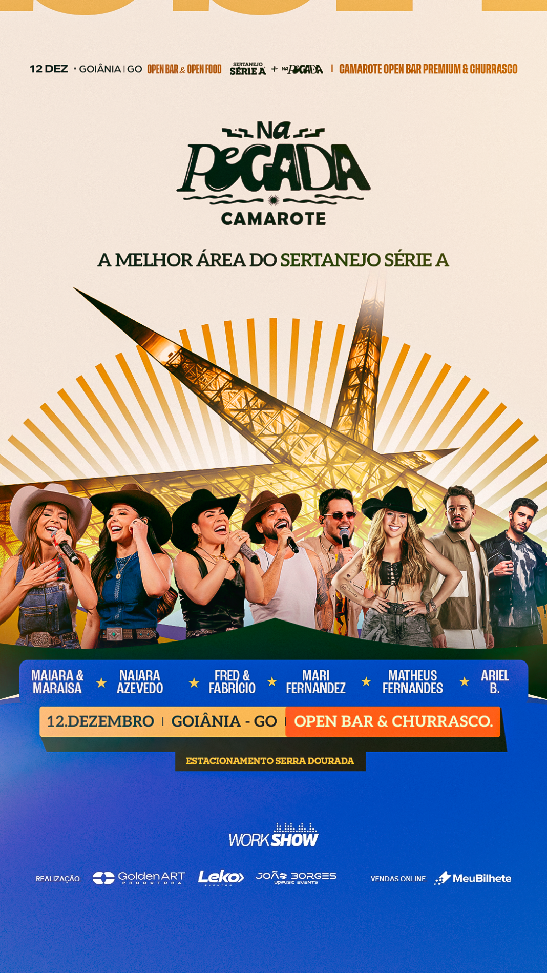 Camarote Na Pegada eleva o padrão do festival SSA com seis grandes atrações, open bar premium e open churrasco em Goiânia Camarote Na Pegada eleva o padrão do festival SSA com seis grandes atrações, open bar premium e open churrasco em Goiânia